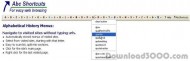 AbcShortcuts IE Toolbar screenshot